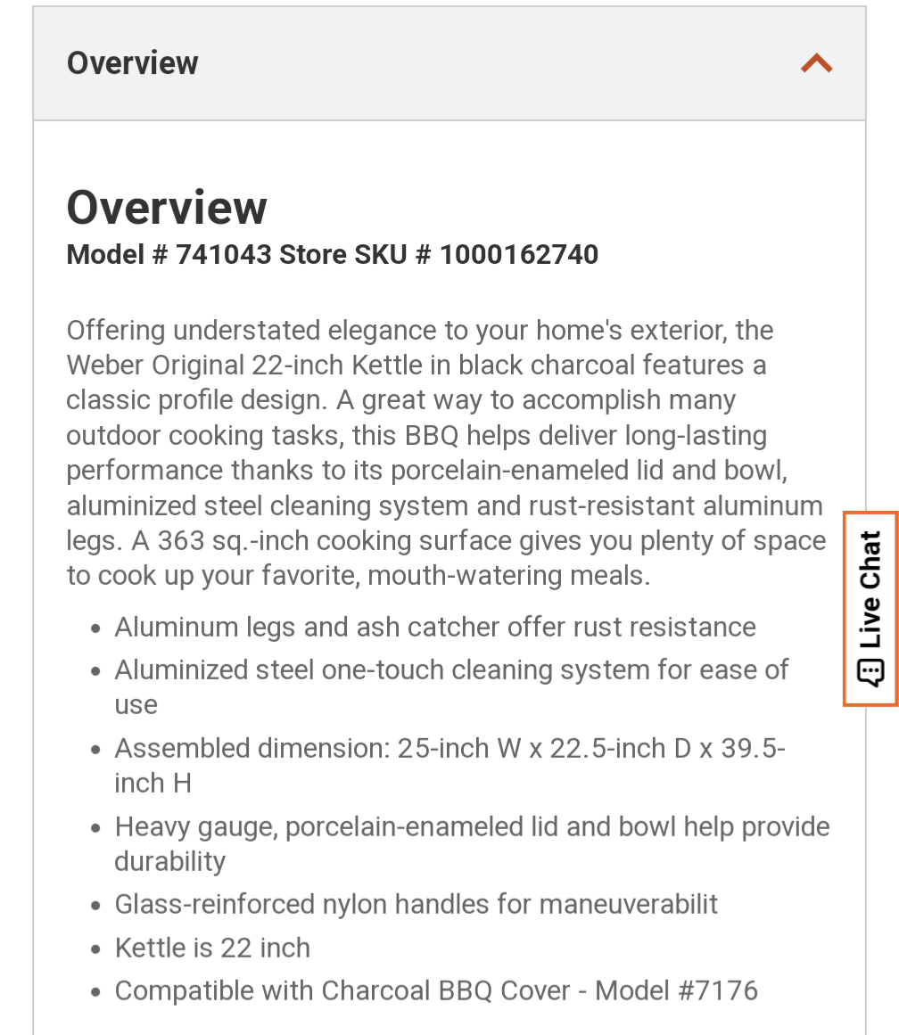 Weber Original Kettle 22-inch Charcoal BBQ in Black - photo 2