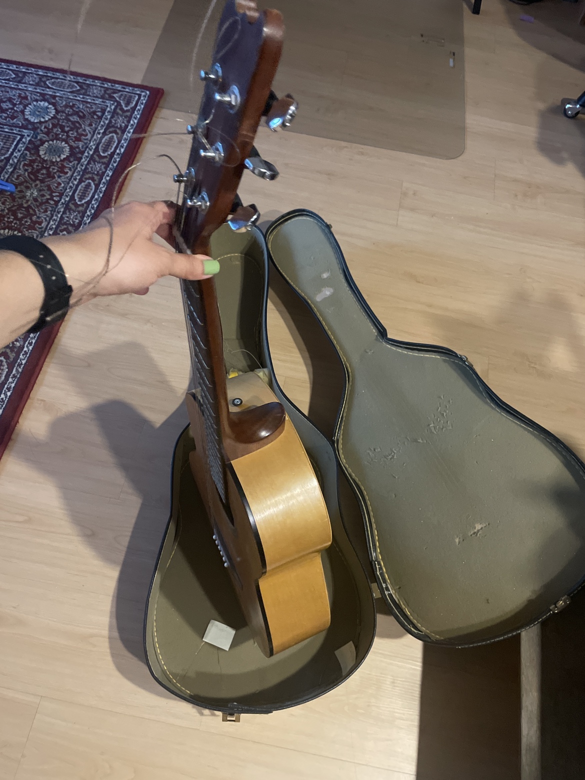 Guitar and Case - photo 4