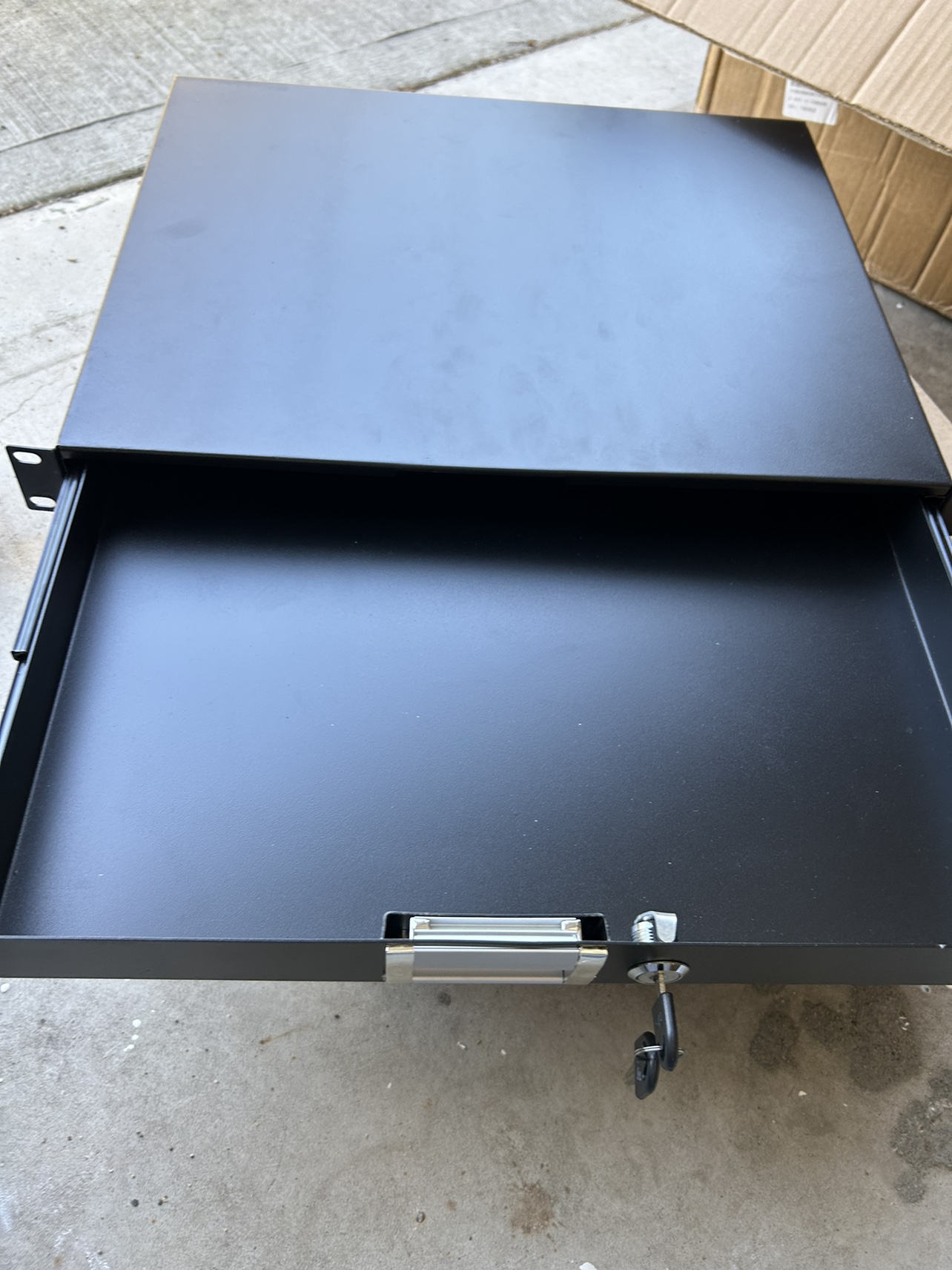1U case rack drawer DJ flight case drawers metal brand new - photo 5