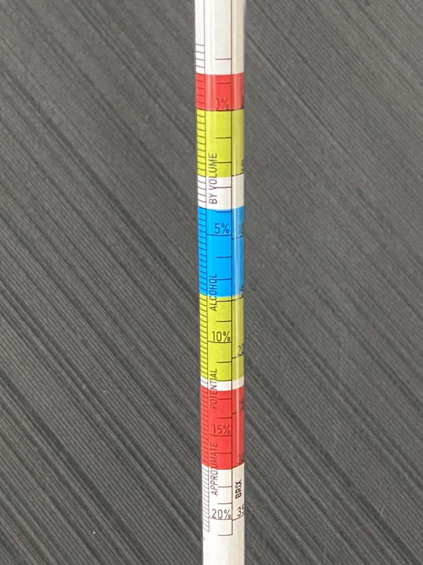 Hydrometer & Graduated Cylinder - Wine Beer Cider Mead Kombucha image indicator(3)