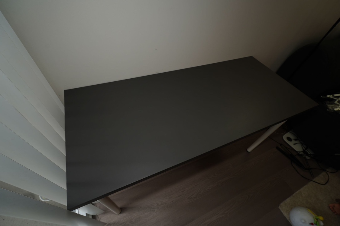 Dark grey table