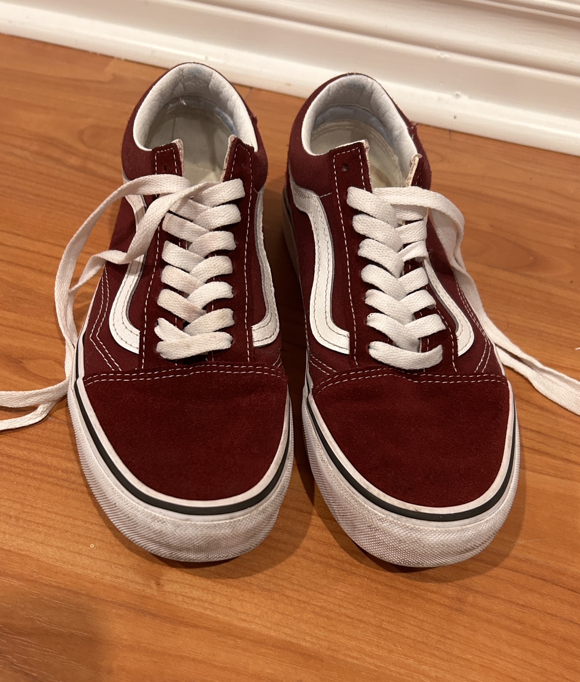 Dark Red Vans Size 7 Men/8.5 Women (39 EUR) - photo 3