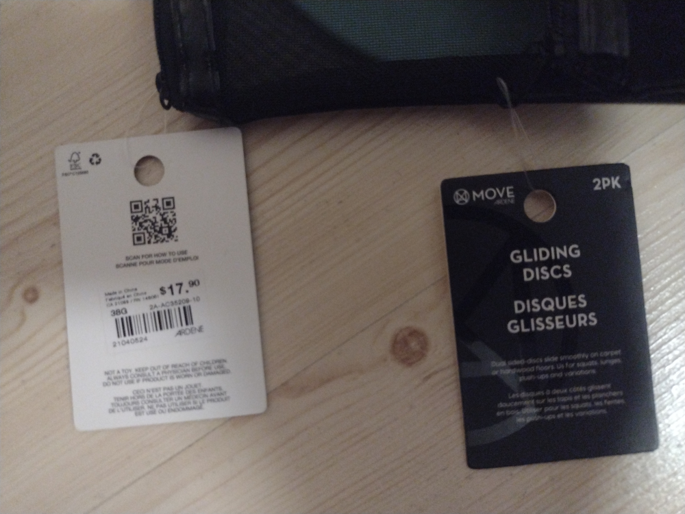 Move Gliding discs set Yoga/Pilates image indicator(2)