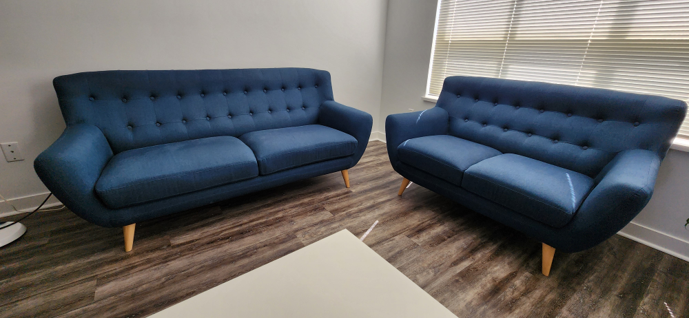 Blue Loveseat Sofa (can be bought together or separately)