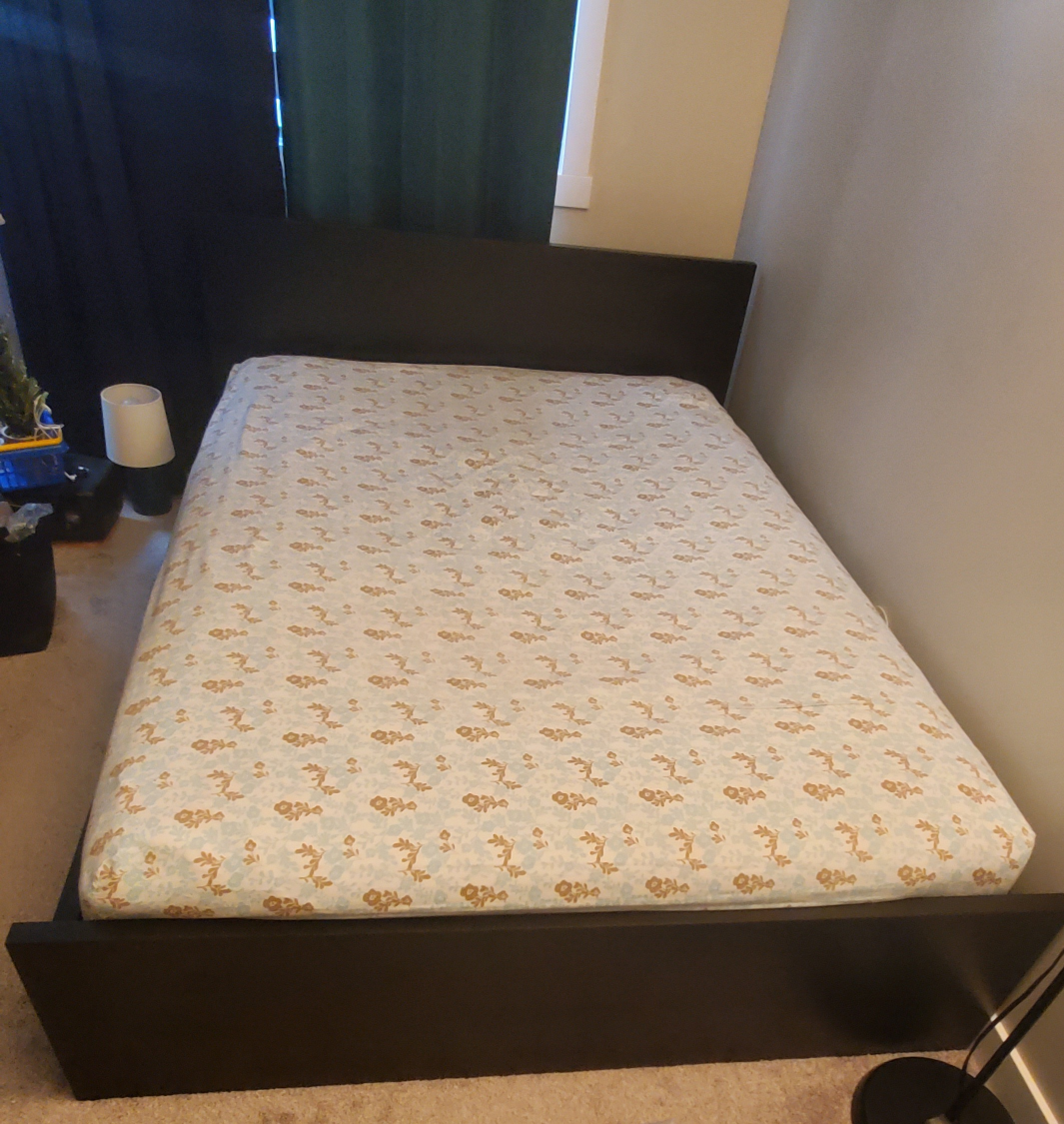 Bed-  Double mattress with Frame
