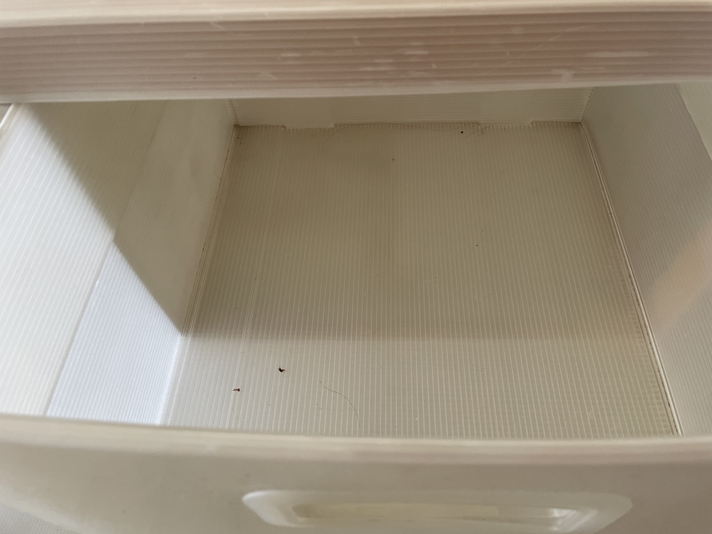 🧡 Corrugated plastic and wood 4-drawer storage - photo 5