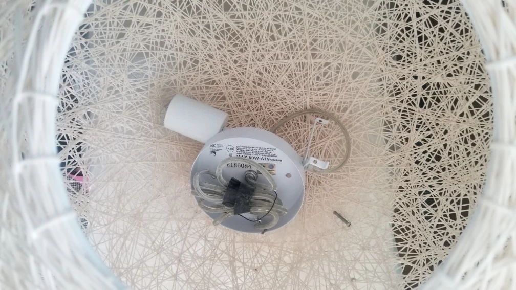 Ceiling light at 20