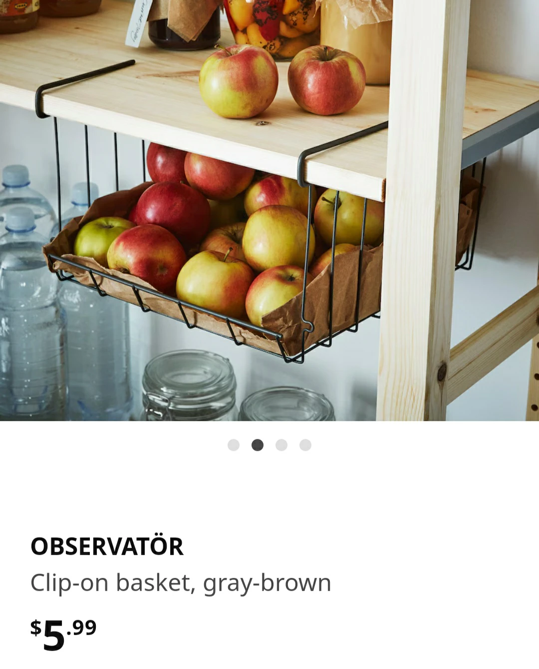 Under Shelf Wire Basket image indicator(3)