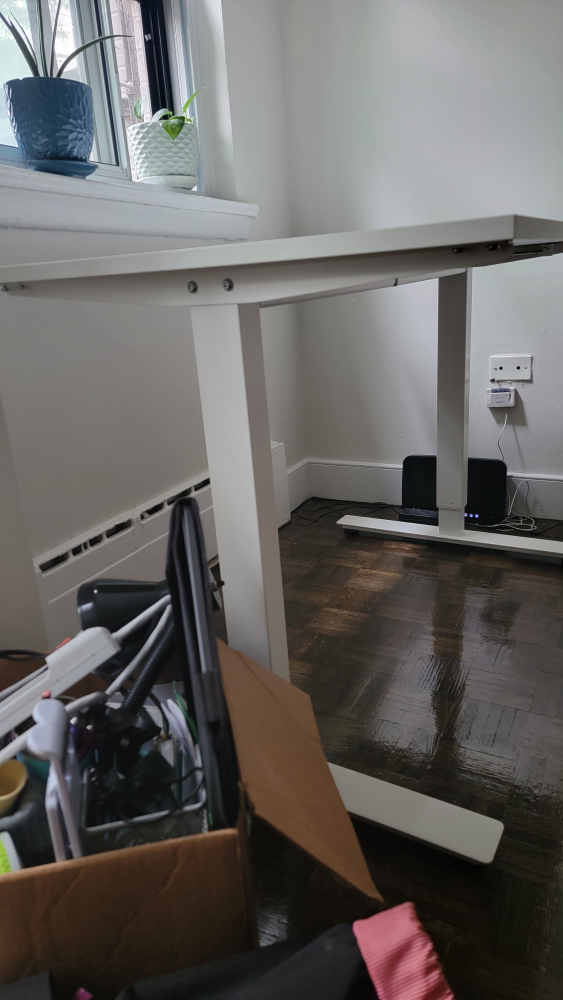 🌟 Pay what you can!!- IKEA Trotten Sit/Stand Desk🌟 thumbnail