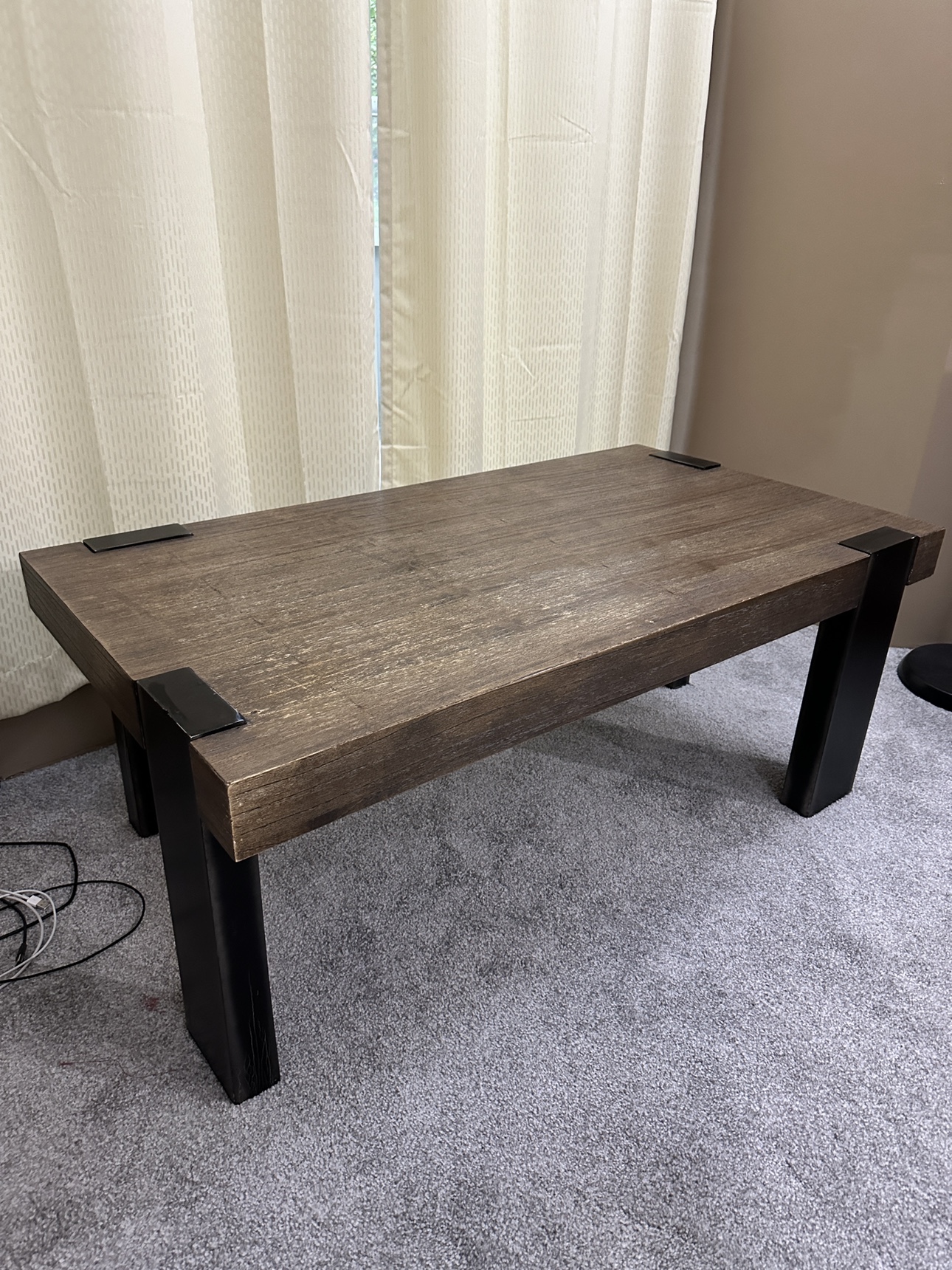 Rustic look coffee table