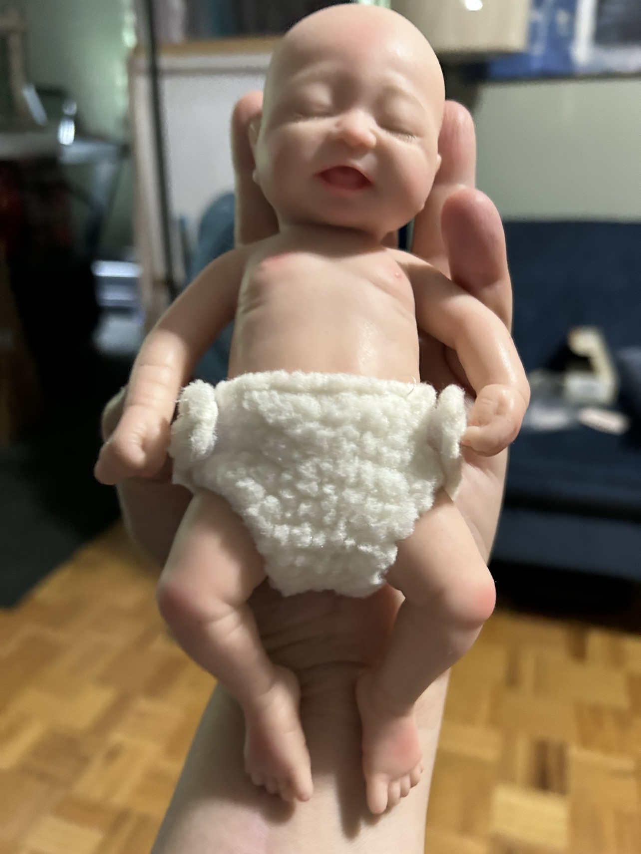 8 inch Full Body Silicone Realistic Baby Boy Doll thumbnail