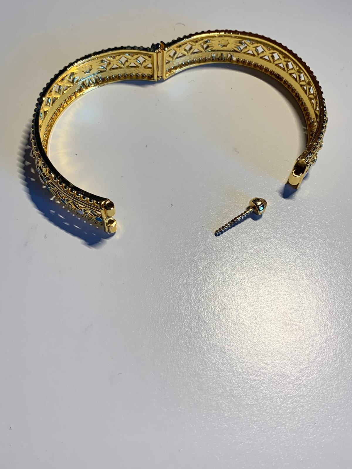 Gold and blue bangle image indicator(3)