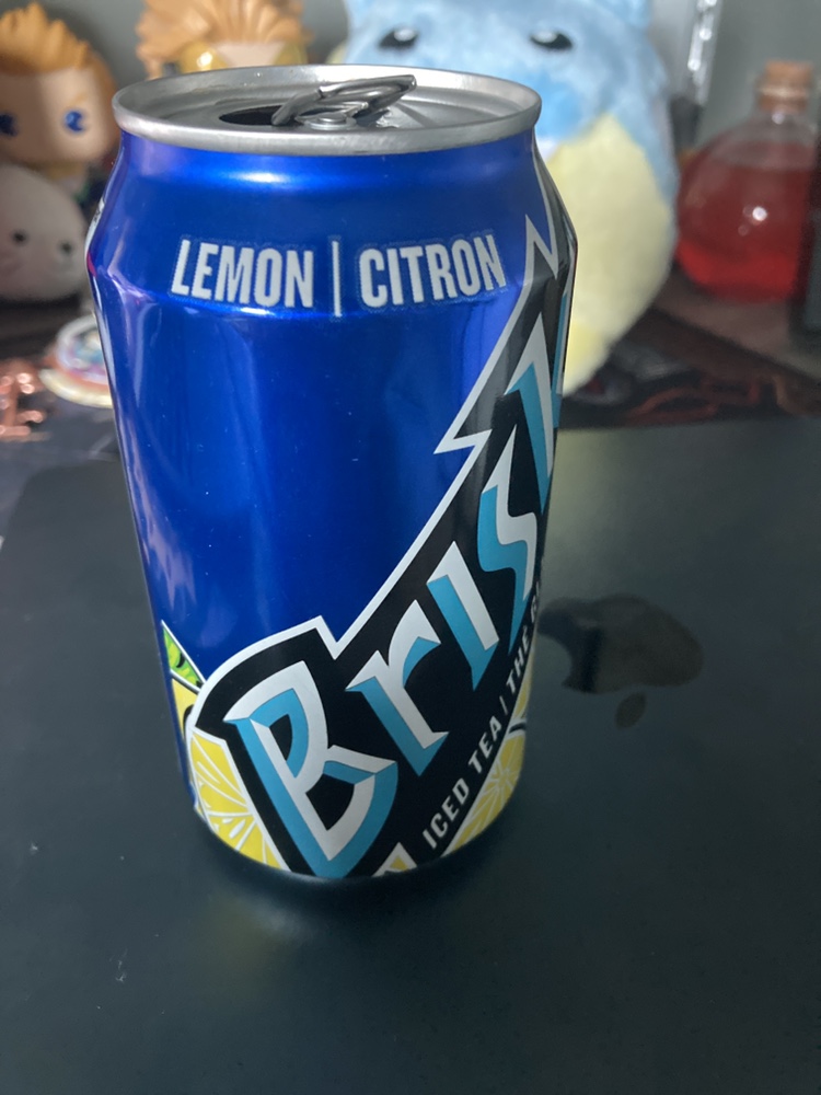 Empty can of Brisk thumbnail