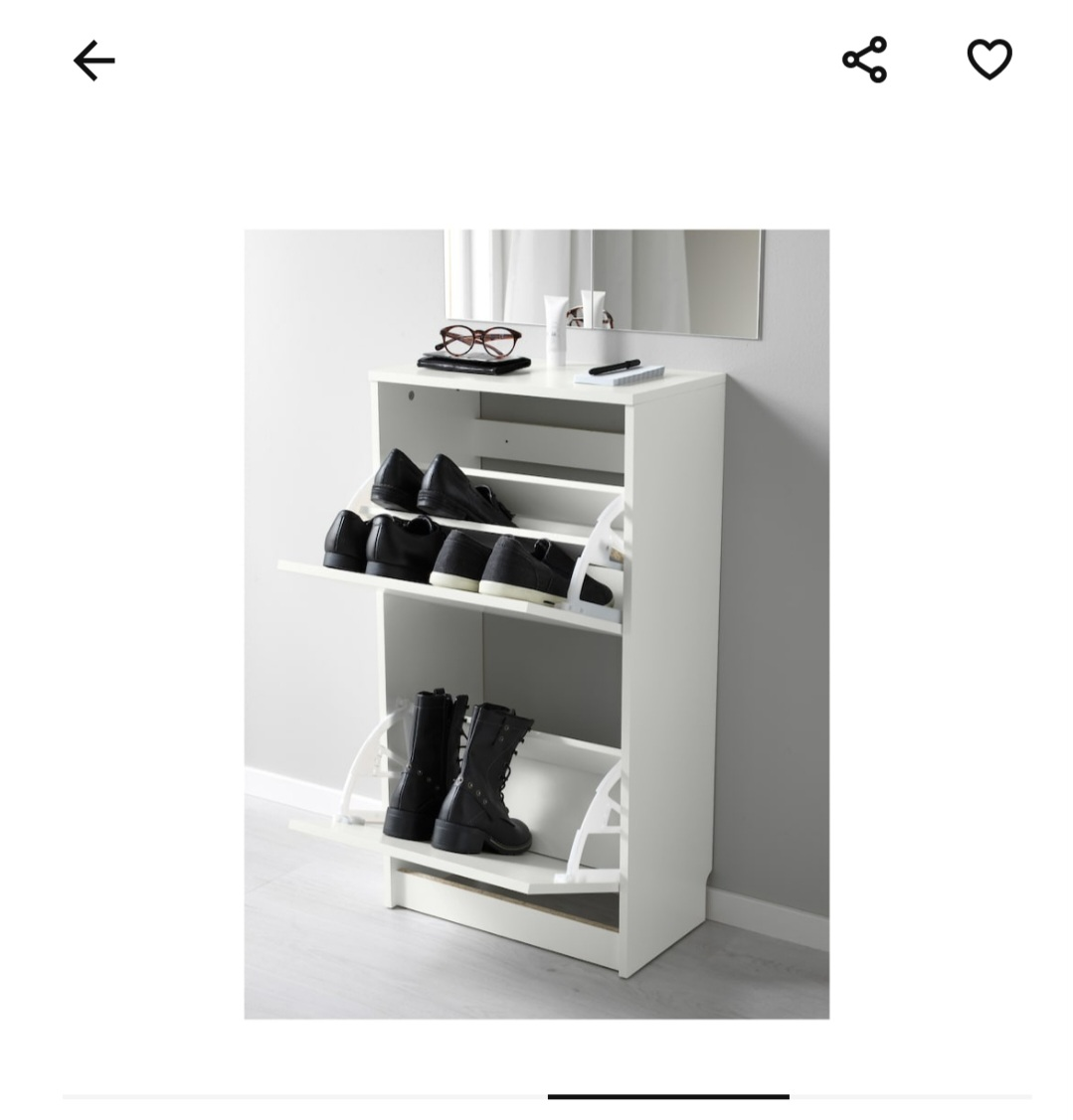 Ikea BISSA Shoe cabinet - photo 3