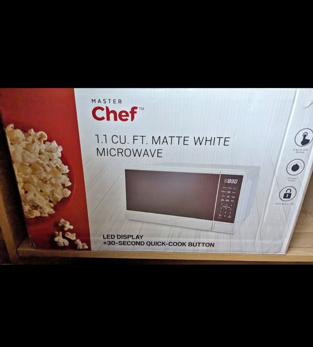 Microwave Countertop, 1.1-cu.ft., Matte White - photo 2