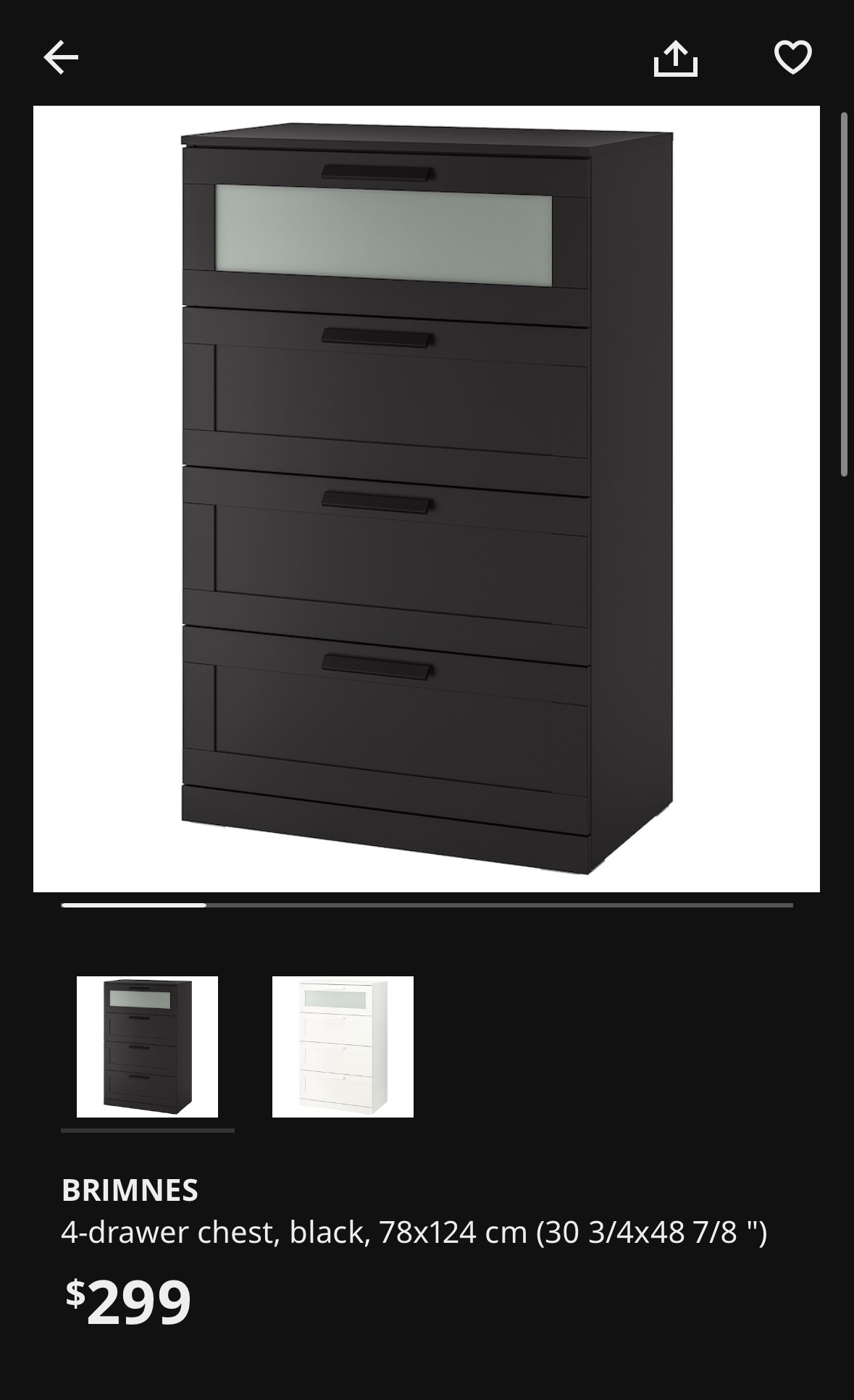 Ikea Brimnes 4 Drawers Dressers X 2 - photo 4
