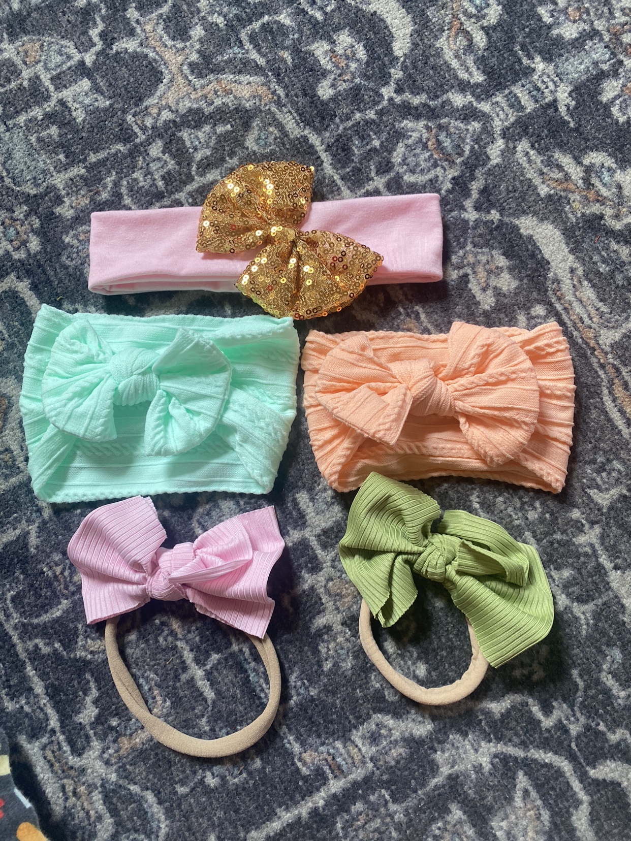 25pcs baby girl bows ��🧡 image indicator(3)