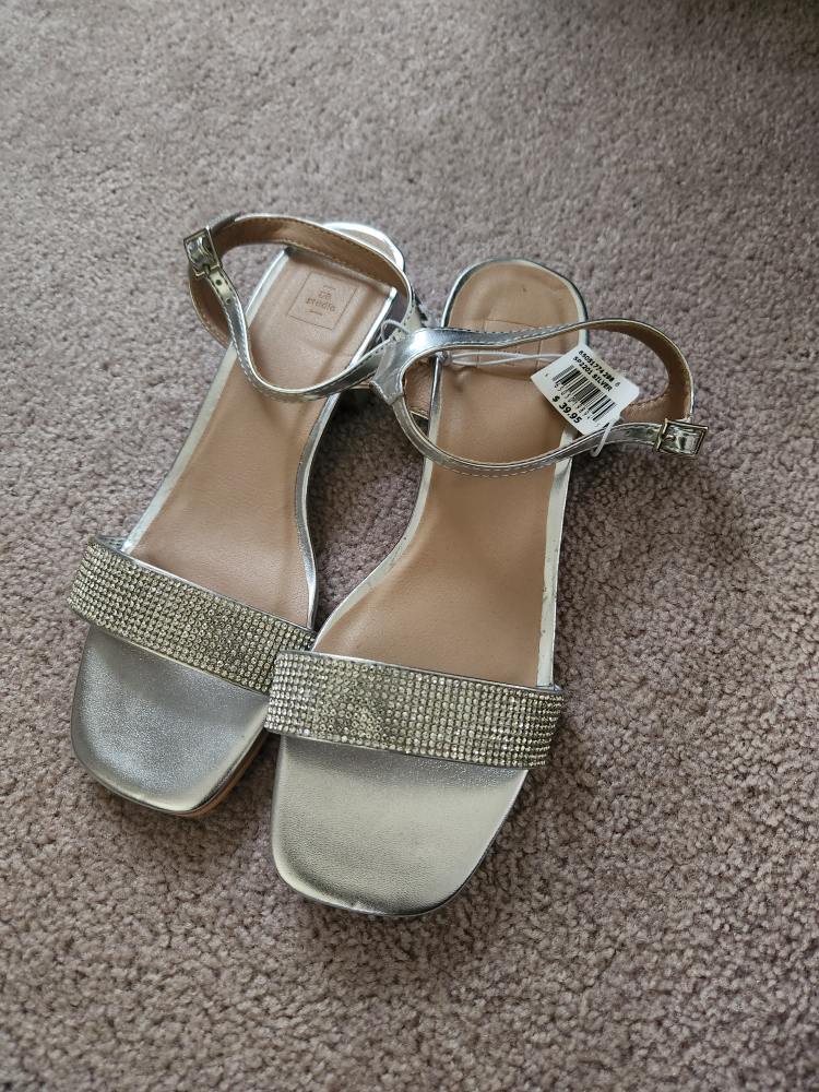 Rhinestone Flat Sandals