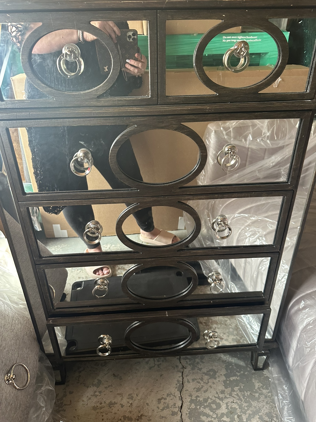 Mirrored dresser pier 1