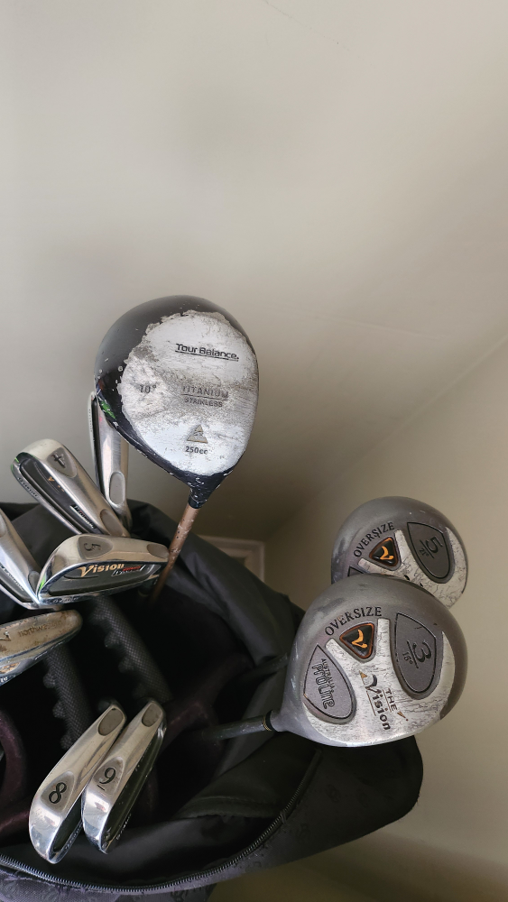 men's golf club and bag - photo 2