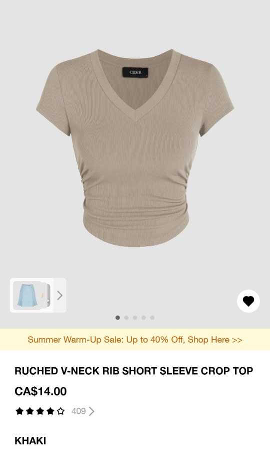 [Unsealed] V-Neck & Off-Shoulder Short Sleeve Crop Top - photo 2