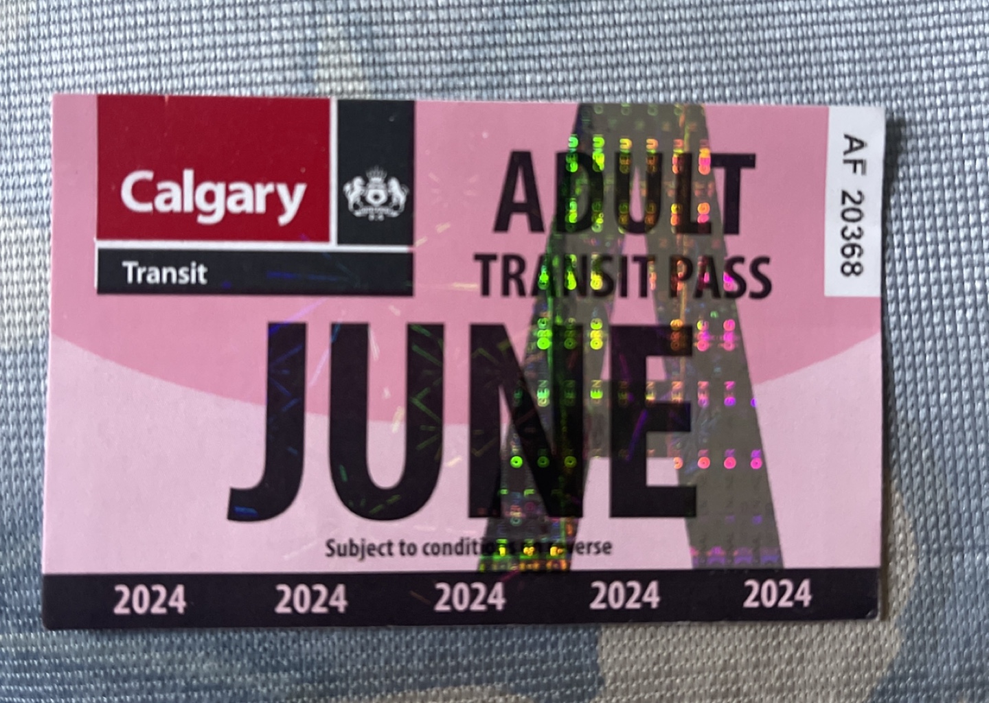 June transit pass