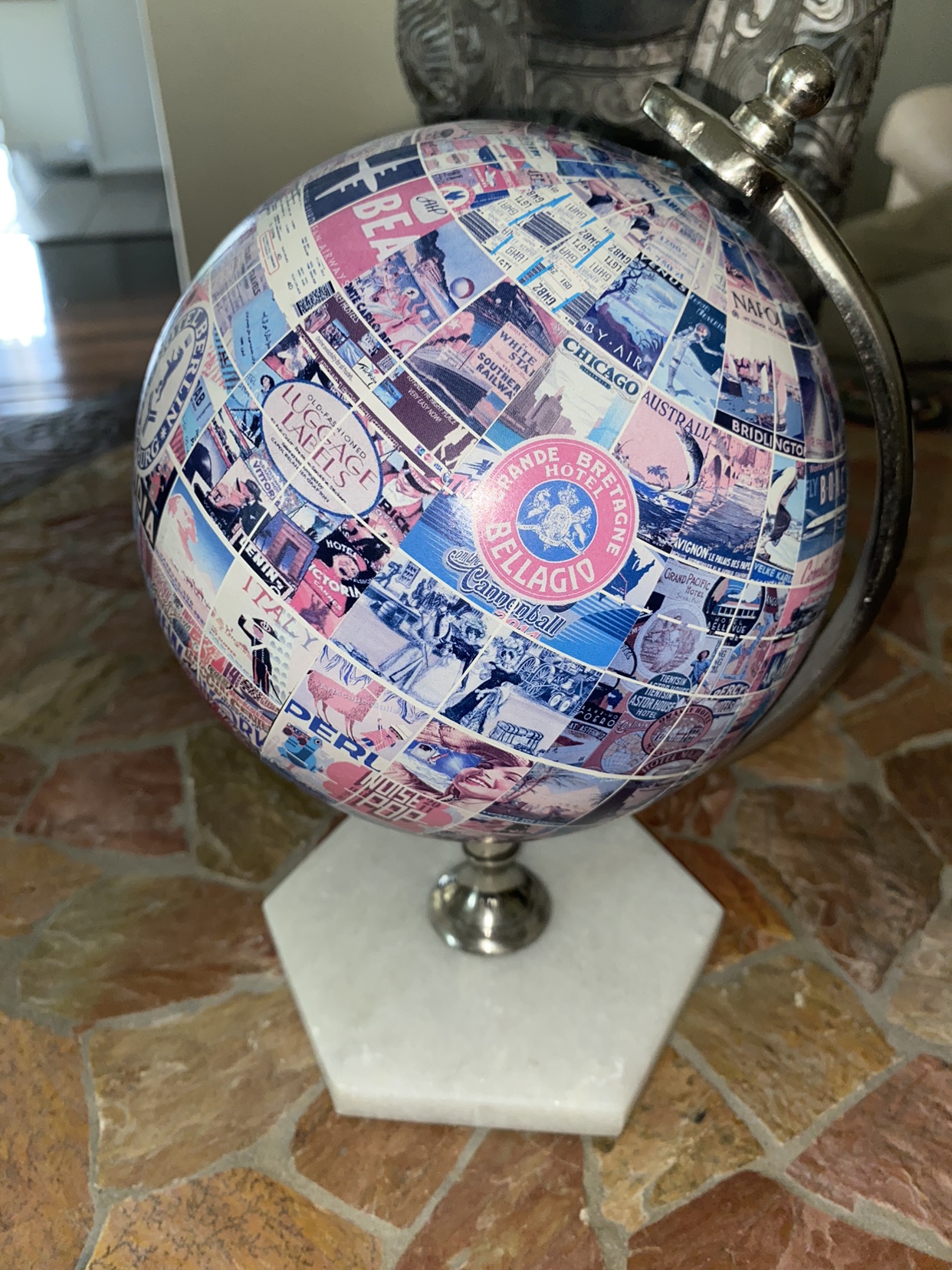 Decor stamps globe image indicator(5)
