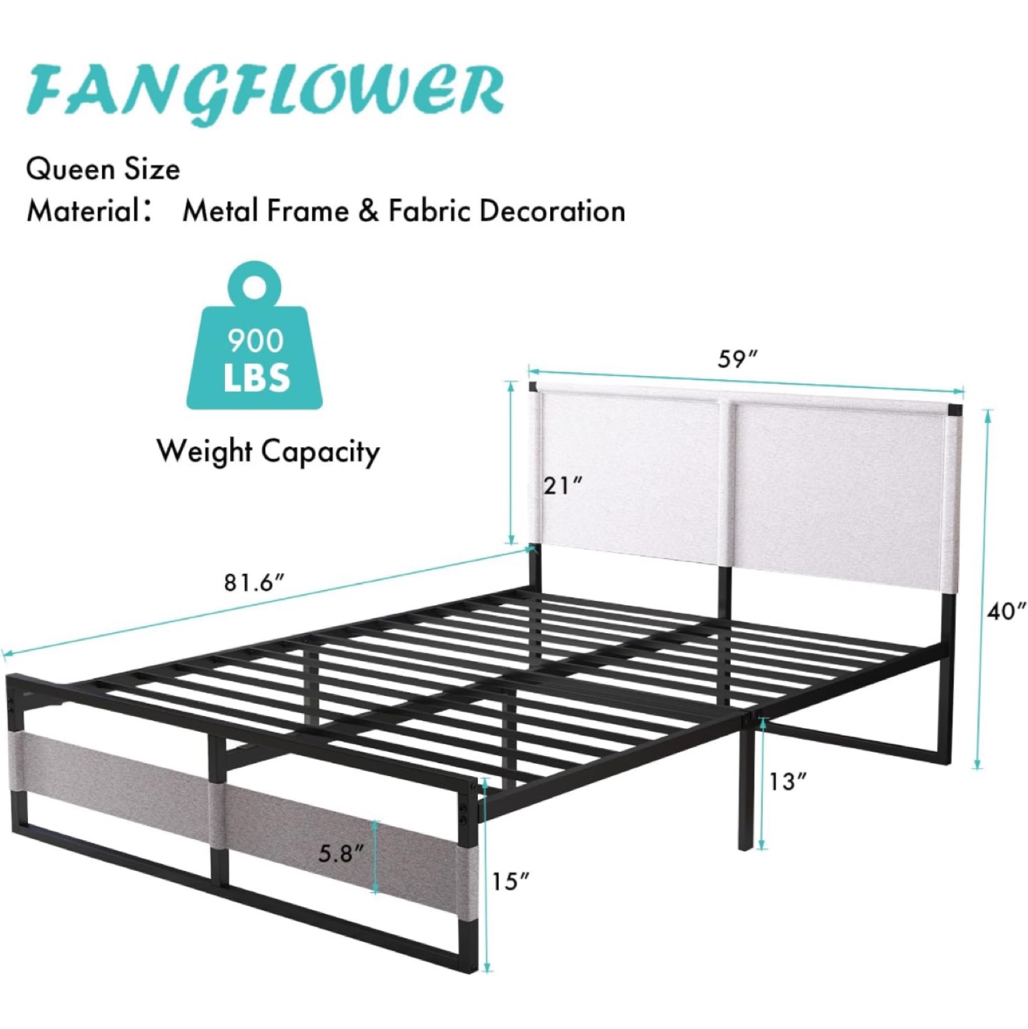 Queen Size Bed Frame, Moving sale - photo 3