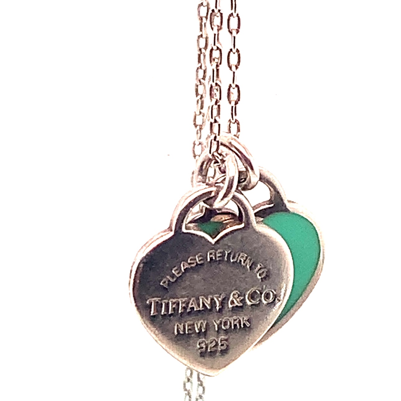 Tiffany & Co Double heart RTT necklace 16” thumbnail