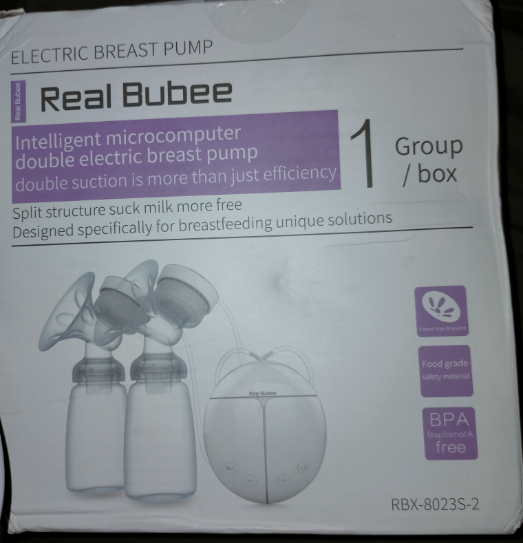 Double electric breast pump