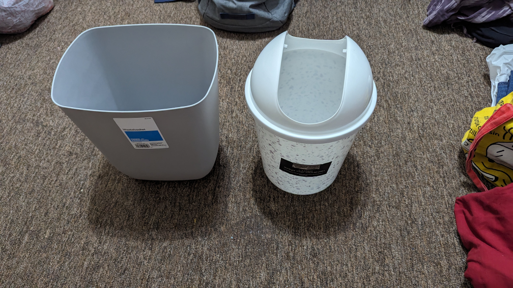 unused wastebasktes