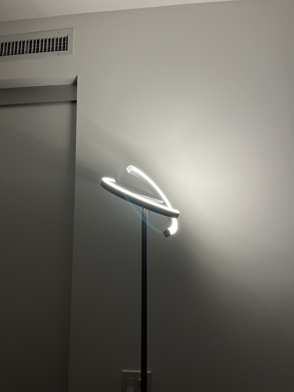 LED Floor lamp, Split Design, Grey Colour - photo 2