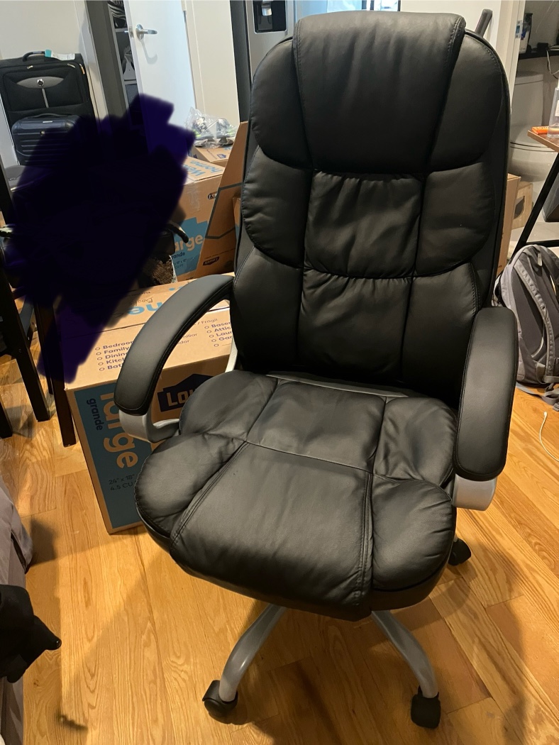 Black office swivel office computer ergonomic chair - photo 3