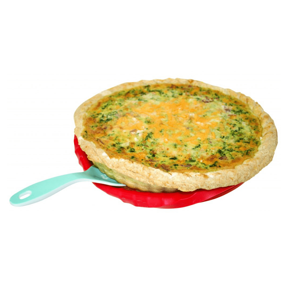 10″ DoughEZ® Silicone Glass Bottom Pie Pan (Set of 2) image indicator(4)