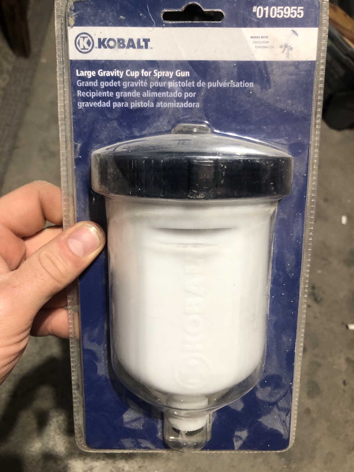 New - Paint sprayer with gravity cup - photo 3