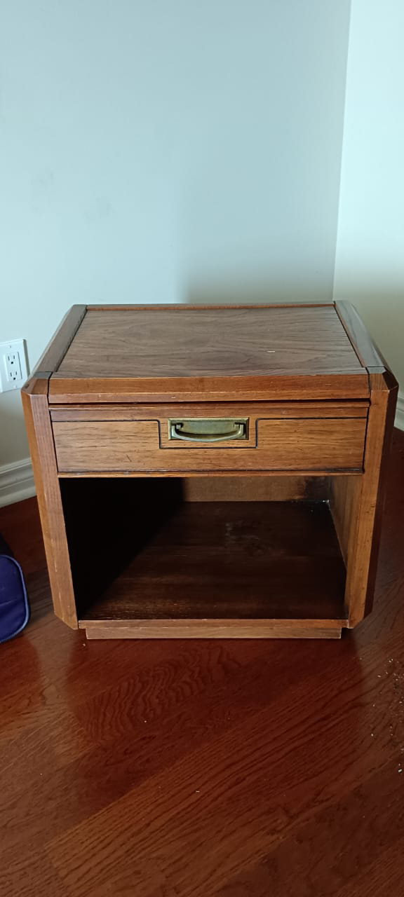 Open Solid Table with One Drawer - photo 3