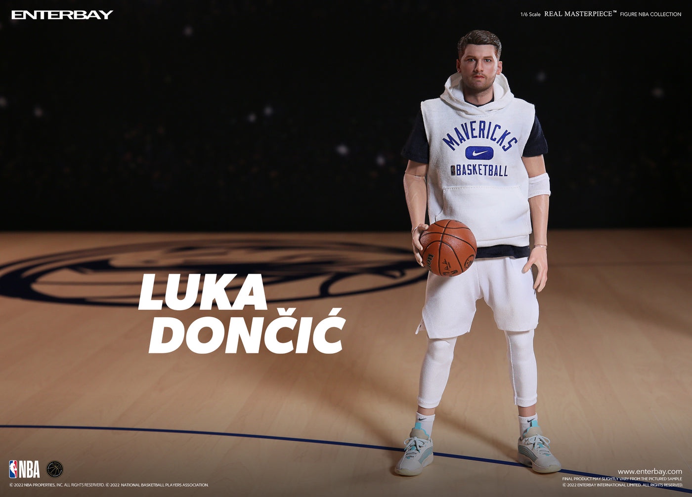 Enterbay Luka Doncic 1/6 NBA Collection Action Figure Dallas image indicator(4)