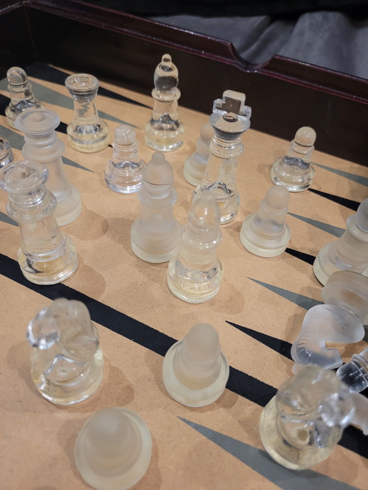 Decorative Chess, Checkers, and Backgammon Set image indicator(3)