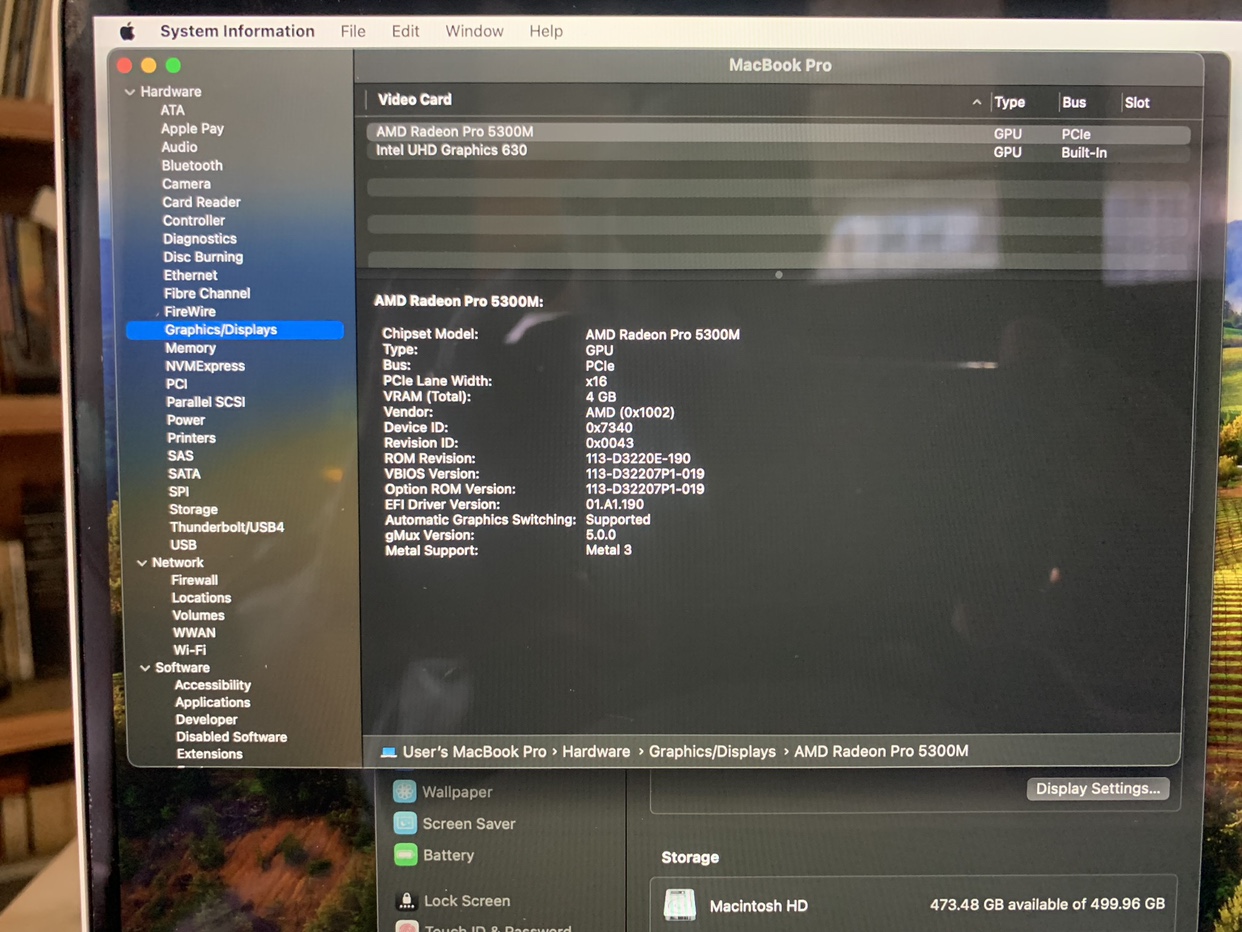 MacBook Pro 16” Core i7 6 Cores, 4GB,  Space Grey, True Tone - photo 4