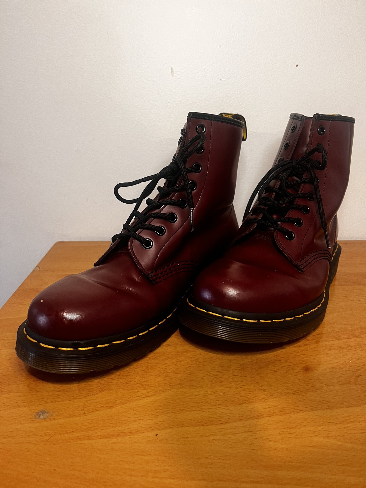 Dark Red Doc Martens size 9/10 Women’s