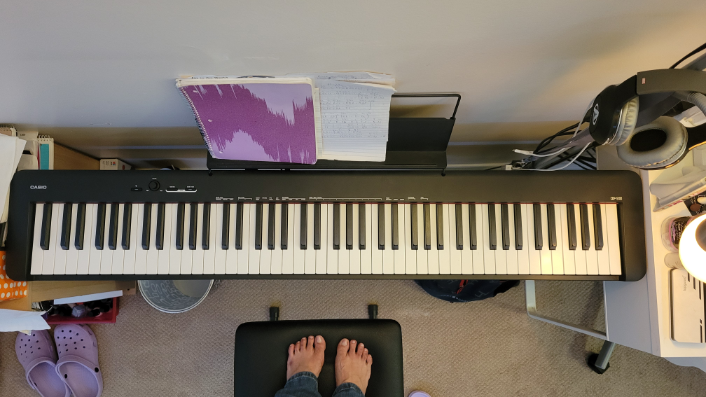 Casio Piano with stand and stool - photo 3