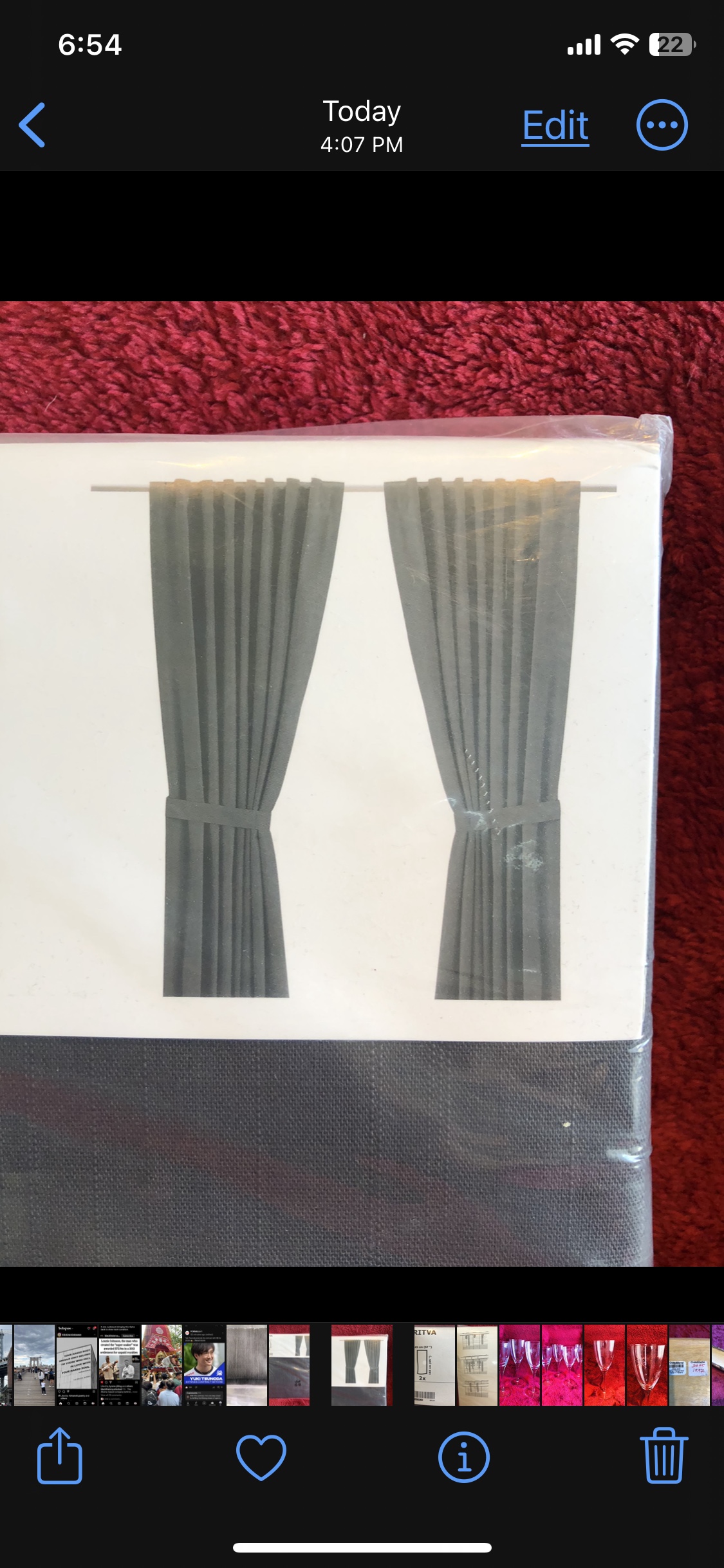 👀NEW IKEA RITVA     CURTAINS (Set 2) - photo 2