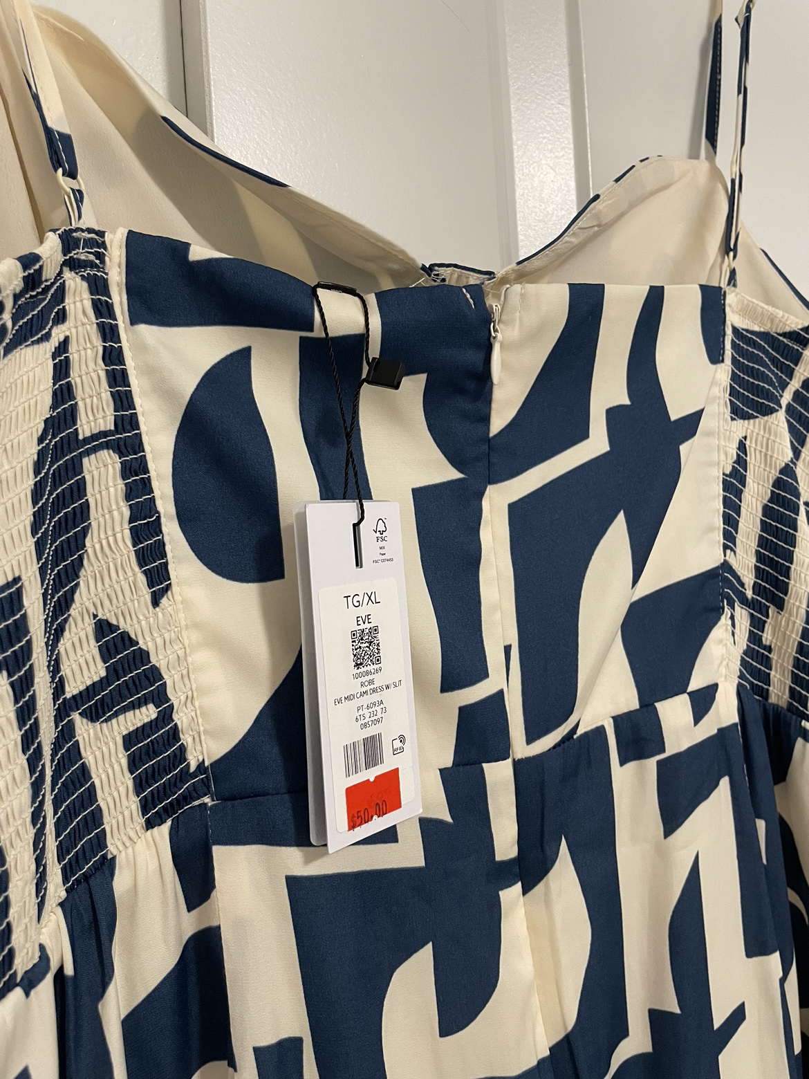 Dynamite Summer dress - blue/offwhite - XL - photo 5