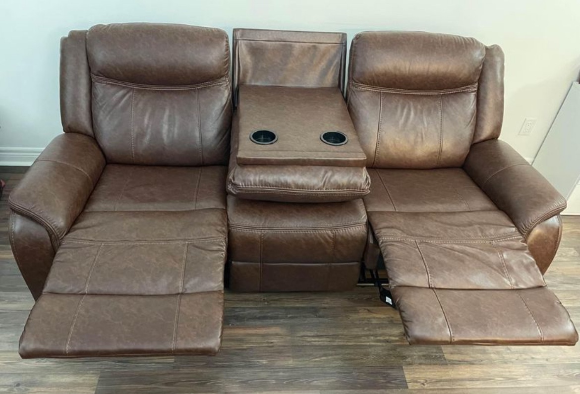 Recliner 3 seater sofa from Leon - photo 2