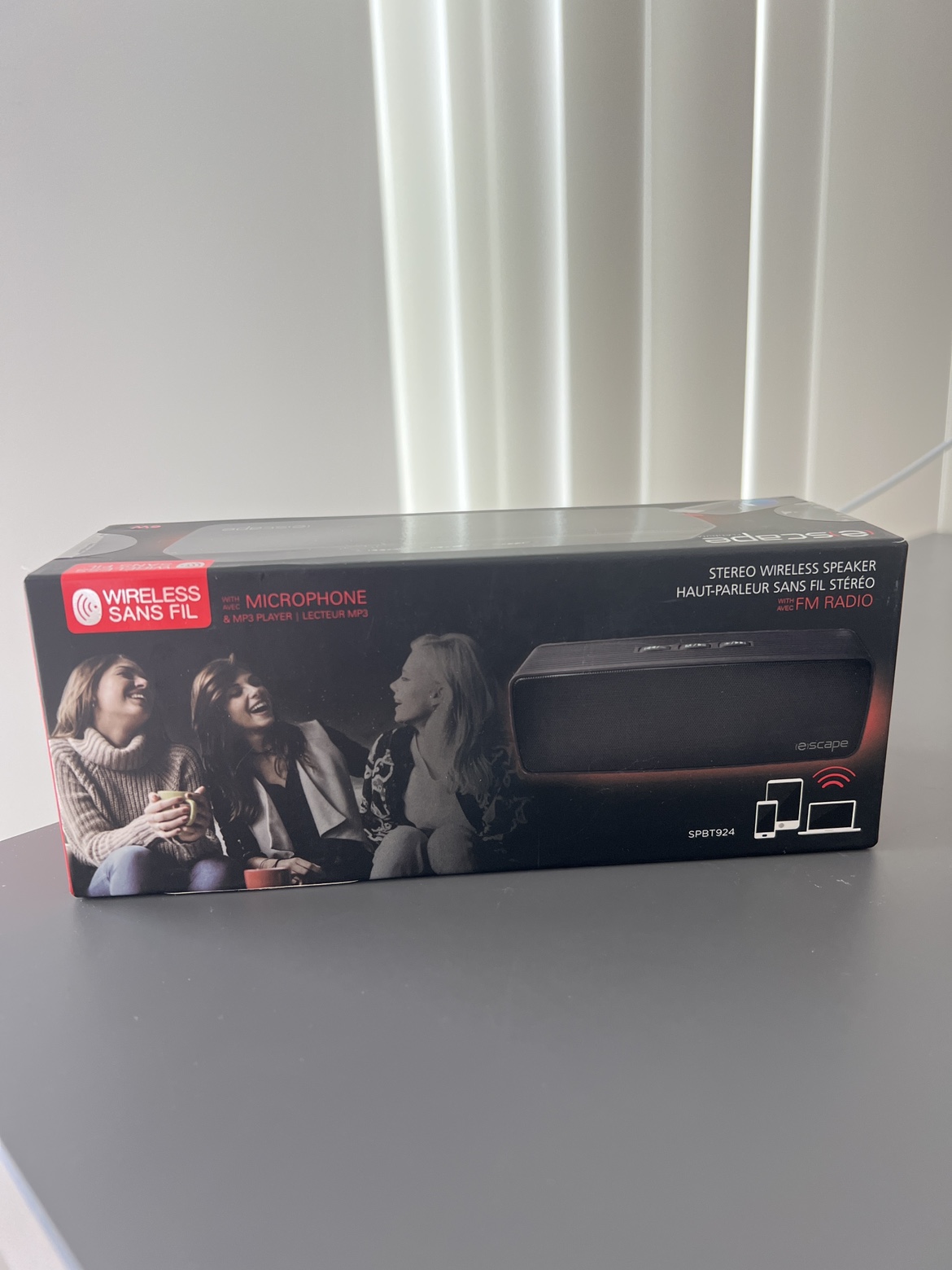 Escape Platinum Bluetooth Stereo Speaker SPBT924