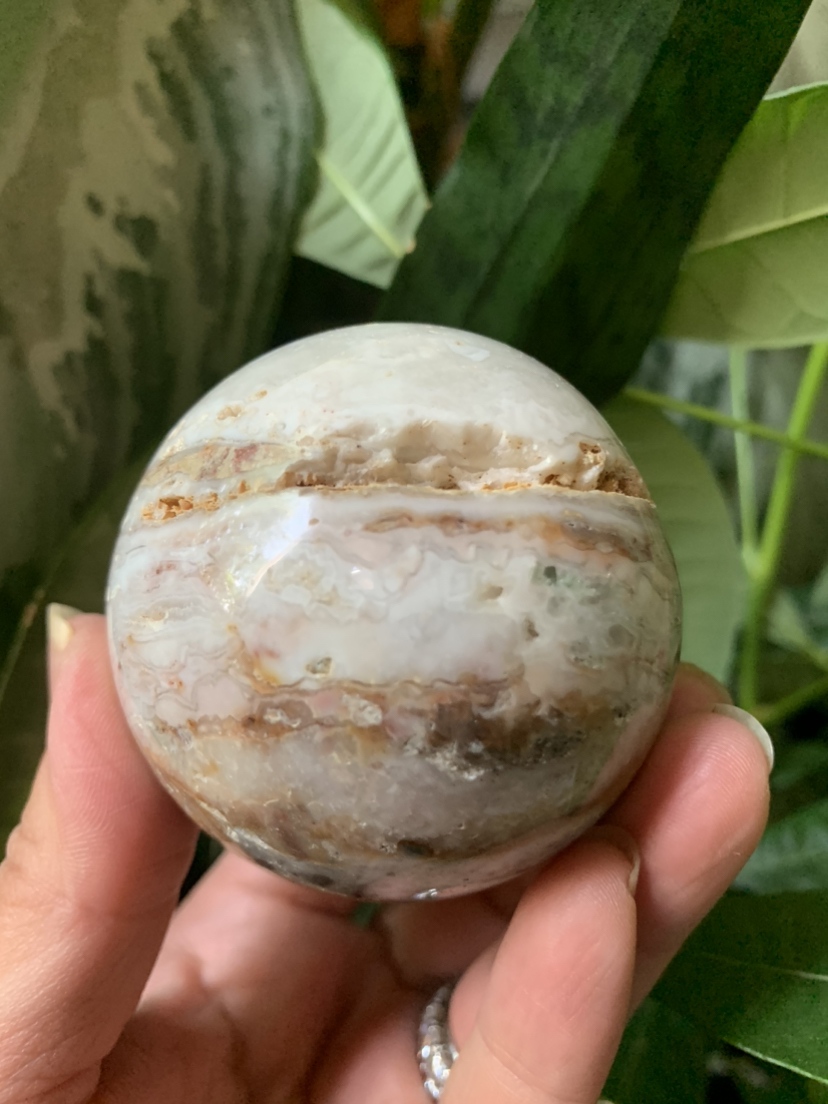 Ocean jasper sphere (a) | crystal image indicator(7)