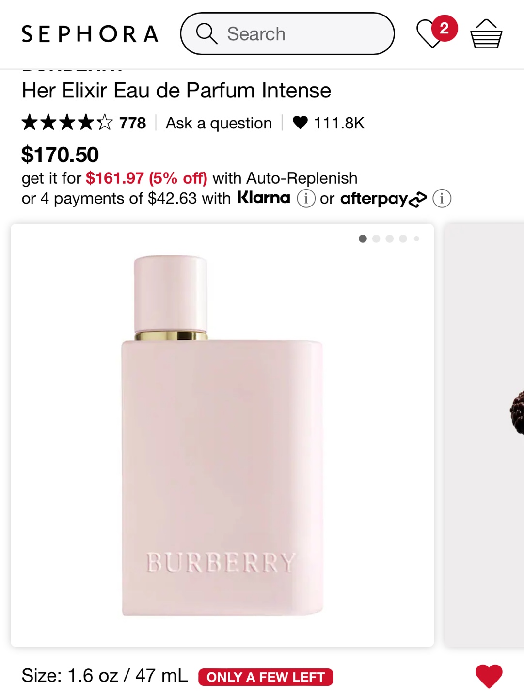 Burberry Her Elixir de Parfum 50ml thumbnail