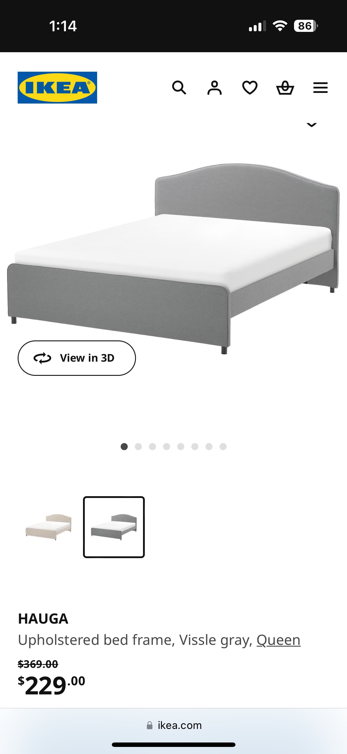 IKEA Queen bed frame - photo 2