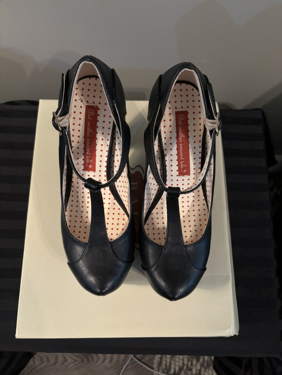 Platform Pinup Heels - Black - photo 2