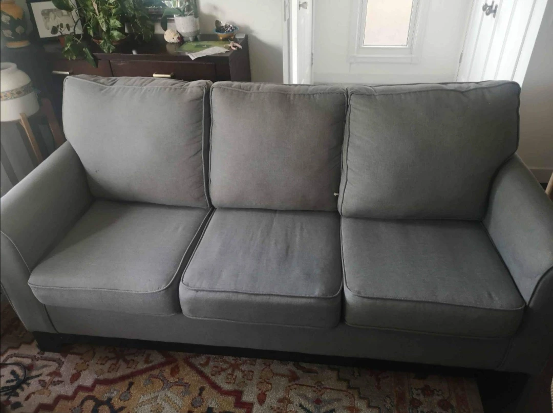 grey sofa couch